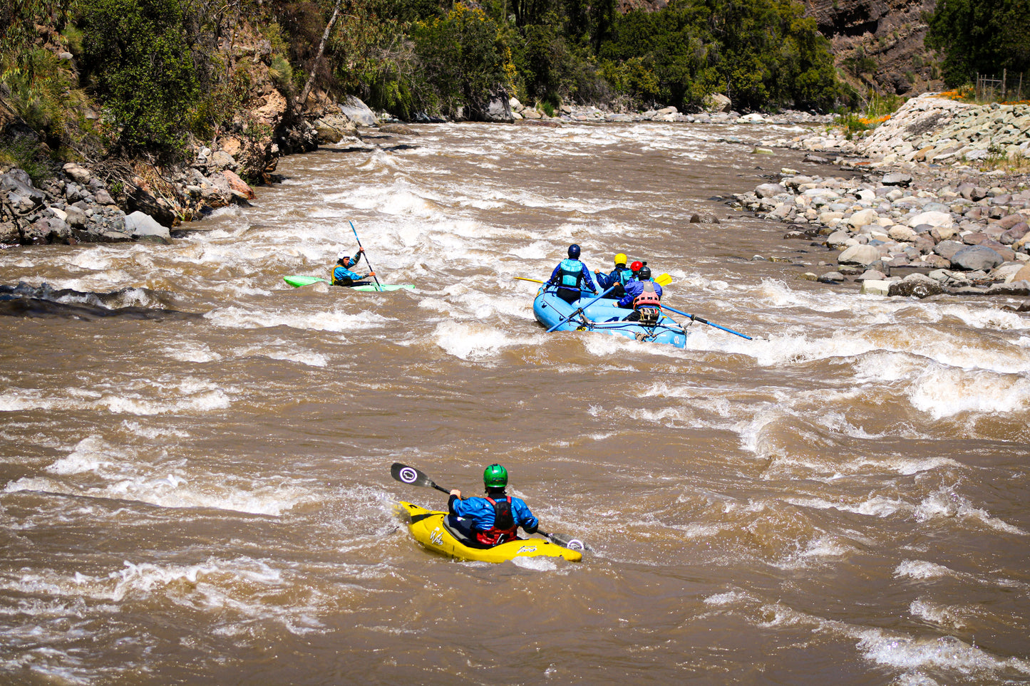 Full Day Cajón del Maipo: Quad + Rafting