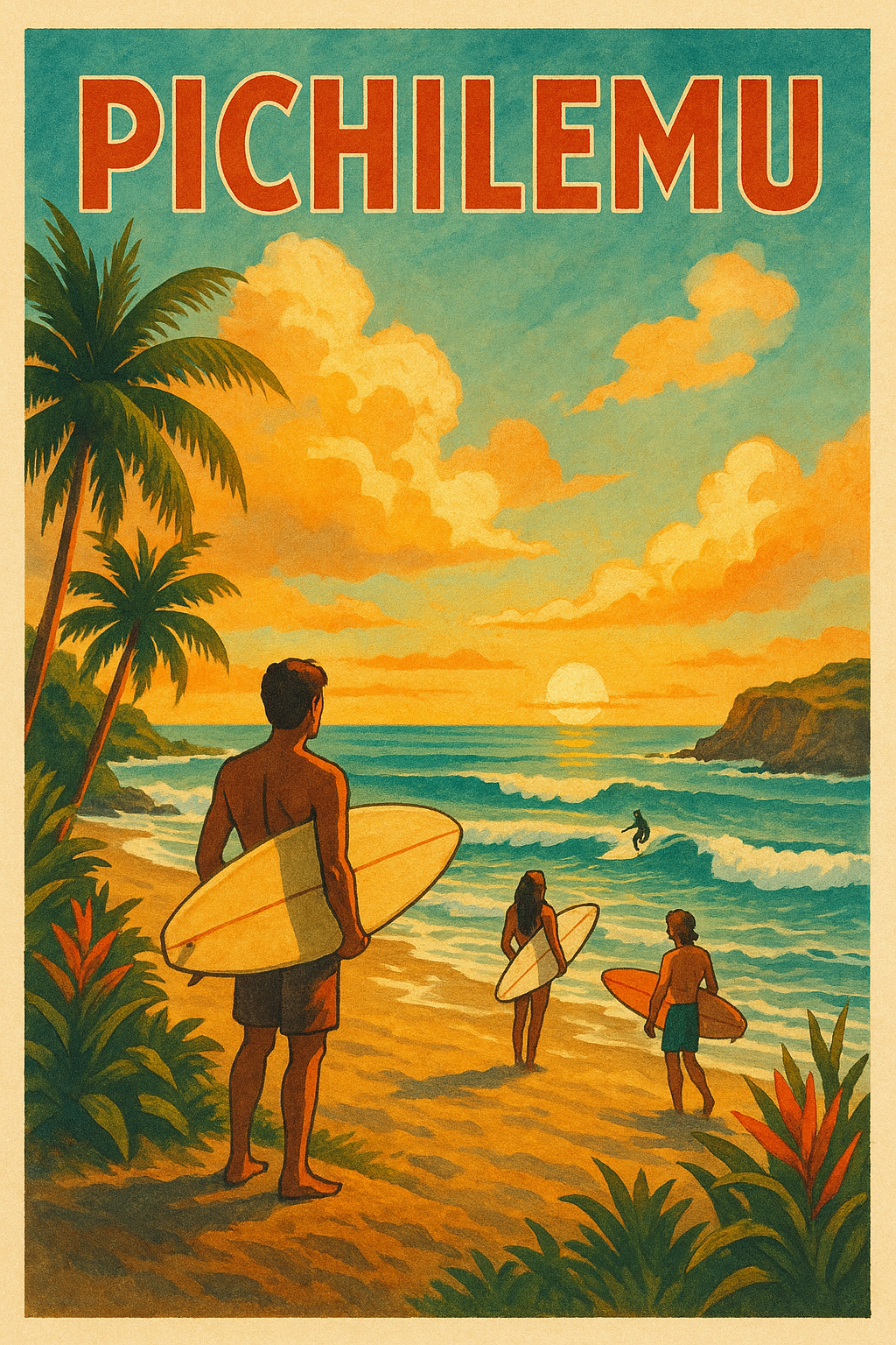 🌊Pichilemu: surf, arte y vida frente al mar