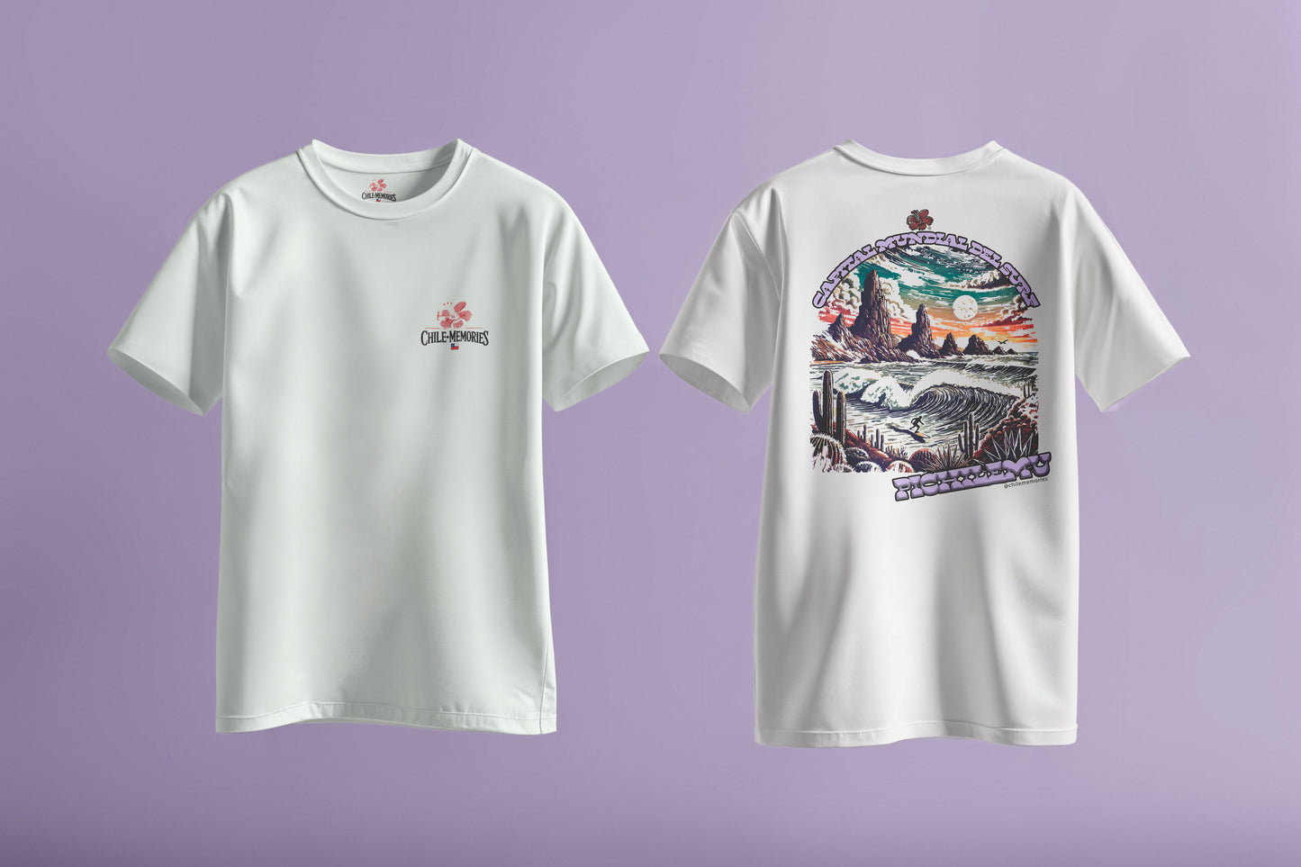 Polera Pichilemu - Edición Chile Memories